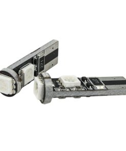 Lampada Led Canbus T10 W5W 3 Smd 5050 12V Colore Blu No Polarita No Errore