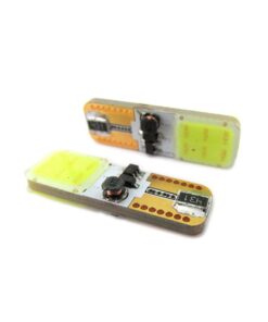 Lampada Led COB T10 W5W Canbus Pro 12V Bianco Ghiaccio 6000K Super Luminoso