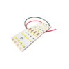 Pannello Plafoniera Led Flessibile 12V 8W Bianco Caldo 10cm Per Luci Abitacolo Cassone Furgone Camper 24 Smd 5730