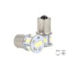 2 Pezzi Lampade LED Canbus BA15S G18,5 R5W R10W No Errore Bianco 12V Luci Posizione Piedi Dritti 7 SMD 5050