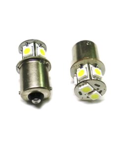 Alternative view of 2 Pezzi Lampade LED Canbus BA15S G18,5 R5W R10W No Errore Bianco 12V Luci Posizione Piedi Dritti 7 SMD 5050