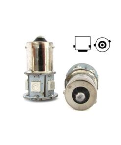 Lampada Led RY5W RY10W BAU15S 12V Arancione Giallo Per Luci Frecce Moto Scooter Piedi Storti 7 Smd 5050