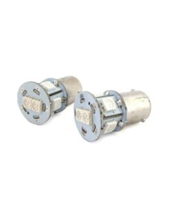 Alternative view of Lampada Led RY5W RY10W BAU15S 12V Arancione Giallo Per Luci Frecce Moto Scooter Piedi Storti 7 Smd 5050