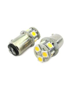 Alternative view of 2x Lampade LED Nautica BA15D B15D 12V 24V 2W Piedi Dritti Bianco Freddo G18
