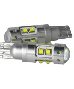 Lampada Led T15 W16W T10 W5W 12V 50W 10 Smd Cree Con Lente No Polarita Bianco Super Luminoso