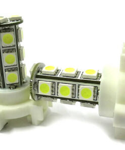 Lampada Led PY24W PGU20/4 12190NA C1 Luci Frecce Frontale BMW X3 X5 E83 E89 E90 E92 E93 LCI F25 SAAB 9-5 Renault Clio 4 e Megane Bianco 18 Smd 5050