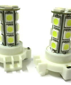 Lampada Led PY24W PGU20/4 12190NA C1 Luci Frecce Frontale BMW X3 X5 E83 E89 E90 E92 E93 LCI F25 SAAB 9-5 Renault Clio 4 e Megane Bianco 18 Smd 5050