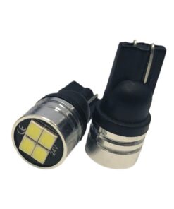 Alternative view of 24V Lampada LED T10 W5W Arancione con 4 SMD 2835 Frontale No Polarità per Frecce Durata Garantita