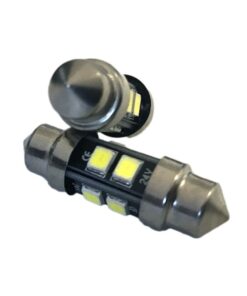 24V Lampada LED Siluro T11 C5W 31mm 8 SMD 2835 No Polarità 360° Bianco Freddo Durata Garantita