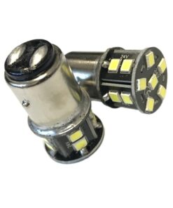 Alternative view of 24V Lampada LED BAY15D 1157 P21/5W Bianco Freddo 16 SMD 2835 No Polarità 360° Durata Garantita