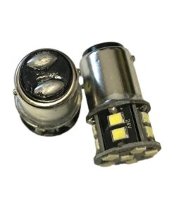 24V Lampada LED BAY15D 1157 P21/5W Rosso 16 SMD 2835 No Polarità 360° Durata Garantita