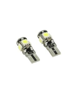 24V Lampada LED Canbus T10 W5W Blu Luci Posizione Targa per Camion Bus Barca 5 SMD 5050