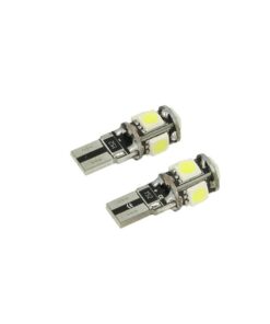 24V Lampada LED Canbus T10 W5W Blu Luci Posizione Targa per Camion Bus Barca 5 SMD 5050