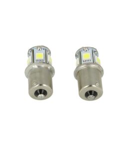 Alternative view of 2 Lampade LED Canbus BA15S G18,5 R5W Rosso 24V 8 SMD 5050 Piedi Dritti Camion Bus Barca