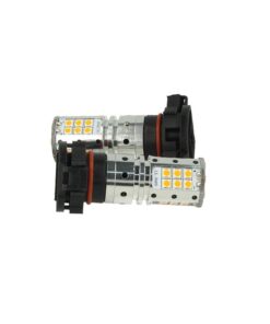 Lampada Led PSY24W Canbus Arancione 12V 25W Reale Per Audi A1 A3 A6 Q5 VW Golf VI Passat Touareg Opel Astra Land Rover Discovery IV Evoque Citroen C5