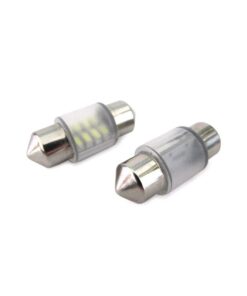 Alternative view of Lampadina Led Micro Siluro T11 28mm 12V 1W Bianco Freddo Per Luci Di Cortesia Nel Parasole 8 Smd 3014