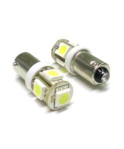 Lampada Led BAX9S H6W 5 Smd Piedi Storti Luci Posizione 12V