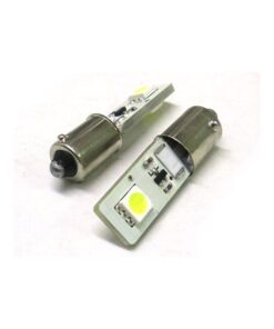 Alternative view of Lampada Led Canbus BAX9S H6W 2 Smd No Errore Piedi Storti 12V Luci Posizione Con Resistenza