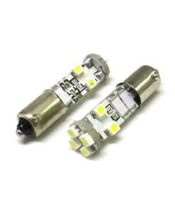 Alternative view of Lampada Led Canbus BAX9S H6W 8 Smd No Errore Piedi Storti 12V Luci Posizione Con Resistenza