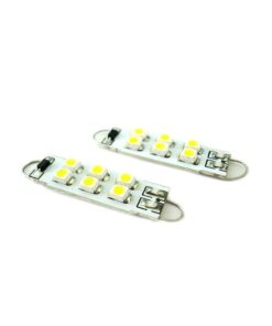 Lampadina Siluro Led 12V T11 Particolare Con Gancio 38mm 6 smd 3528
