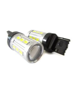 Lampada Led T20 W21W 7440 21 Smd 5730 Super Bianco Luminoso Luci Retromarcia Frecce Auto 12V Senza Polarita