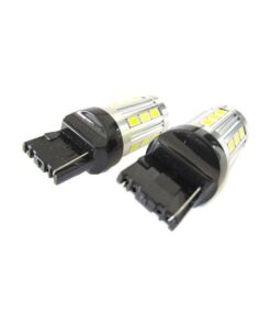 Lampada Led T20 W21W 7440 21 Smd 5730 Super Bianco Luminoso Luci Retromarcia Frecce Auto 12V Senza Polarita