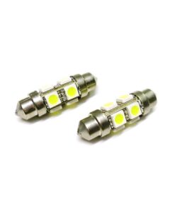 Alternative view of Lampada Led T11 C5W C10W 44mm 8 Smd 5050 Siluro 360 Gradi 12V 1W Per Insegna Taxi