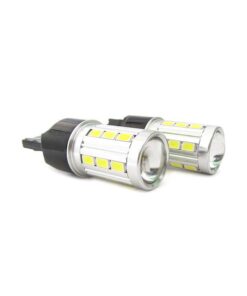 Lampada Led T20 Per Luci Diurne Fiat Nuova 500 Alfa Mito Opel Insignia Peugeot 208 W21/5W 7443 21 Smd 5730 Super Bianco Luminoso