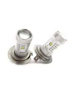 Lampada Led H7 PX26d 30W 12V Per Fendinebbia Super Potente e Bianco Xenon 6 Smd Cree Da 5W
