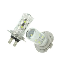 Lampada Led H7 PX26d 30W 12V Per Fendinebbia Super Potente e Bianco Xenon 6 Smd Cree Da 5W