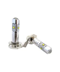 Lampada Led H3 PK22s 30W 12V Con 6 Led Cree Da 5W Super Potente e Bianco Per Fendinebbia