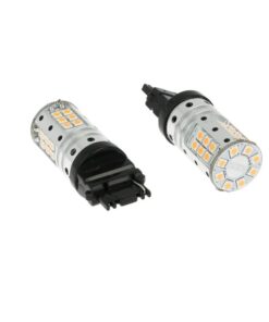 Alternative view of Lampada Led 3156 T25 P27W W2.5x16d Canbus 12V 25W Reale Arancione Per Frecce Auto Americano No Errore