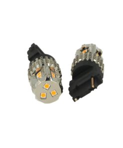 Lampada Led 3156 T25 PY27W 12V 45W No Polarita Arancione Super Luminoso Per Frecce