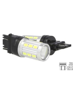 Lampada Led T25 3157 P27/7W 12V 5W 21 Smd 5730 Super Bianco Luminoso Per Auto Giapponese Americano
