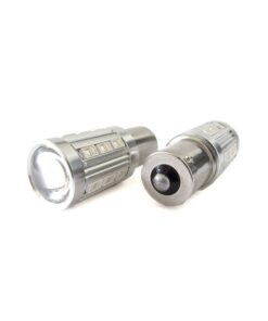 Alternative view of Lampada Led BA15S 1156 P21W 21 Smd 5730 Arancione Luci Frecce Auto 12V 24V Piedi Dritti Lente Ingrandimento