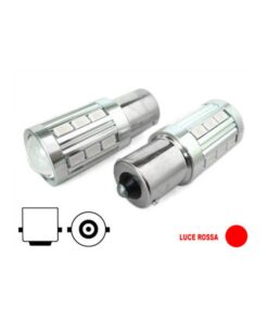 Lampada Led BA15S 1156 P21W 21 Smd 5730 Rosso Luci Posizione Posteriore Auto 12V 24V Piedi Dritti Lente Ingrandimento