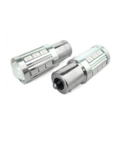 Alternative view of Lampada Led BA15S 1156 P21W 21 Smd 5730 Rosso Luci Posizione Posteriore Auto 12V 24V Piedi Dritti Lente Ingrandimento