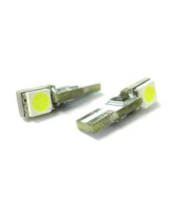 Alternative view of Lampadina Led T5 Canbus W1,2W 2 Smd 5050 Luci Cruscotto e Strumentazione 12V Bianco