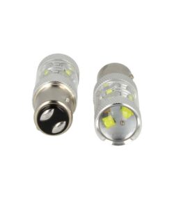Lampada Led BAY15D 1157 P21/5W 50W 12V 24V Bianco Luce Diurne Peugeot RCZ