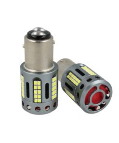 Alternative view of Lampada Led BAY15D 1157 100% Canbus 12V 21/5W Effettiva Bianco 6000K Con Ventola In Testa