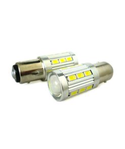 Lampada Led BAY15D 1157 P21/5W 12V 24V 21 Smd 5730 Colore Rosso Luci Posizione Stop Auto Camion Super Luminoso