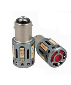 Alternative view of Lampada Led BAY15D 1157 100% Canbus 12V 21/5W Effettiva Colore Rosso Con Ventola In Testa