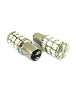 Alternative view of Lampada Led BAY15D 1157 P21/5W 60 Smd Bi Color Bianco Arancione Luce Freccia