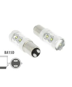 Lampada Led BA15D 50W 12V 24V Bianco Freddo 6000K Luci Per Barca