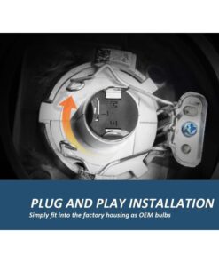 Lampada Led H4 Moto 12V 20W IP65 Bianco 6000K 2000/2000LM 360 Gradi Canbus Slim Con Ventola In Testa