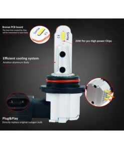 Alternative view of Lampada Led H10 12V 20W Fendinebbia IP65 Bianco 6000K 2000LM 360 Gradi Canbus Slim