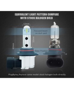 Lampada Led H10 12V 20W Fendinebbia IP65 Bianco 6000K 2000LM 360 Gradi Canbus Slim