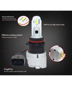 Lampada Led PSX26W 12V 20W Fendinebbia IP65 Bianco 6000K 2000LM 360 Gradi Canbus Slim