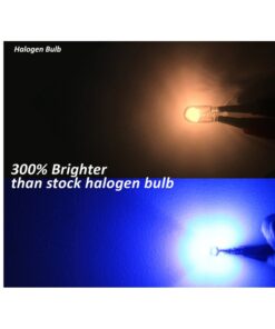 10 Lampada Led T10 W5W Canbus 12V 3 SMD 3030 Blue + Leva Rimozione Antigraffio