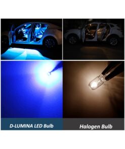 10 Lampada Led T10 W5W Canbus 12V 3 SMD 3030 Blue + Leva Rimozione Antigraffio